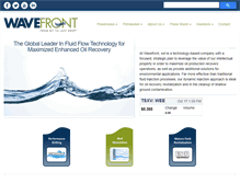 Tablet Screenshot of onthewavefront.com